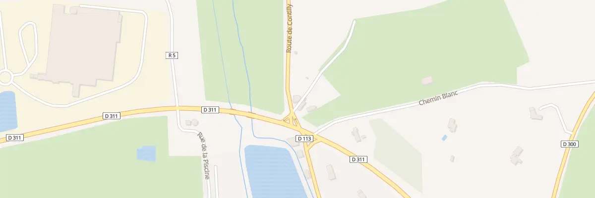 Plan du 4 Rte de Contilly à Mamers