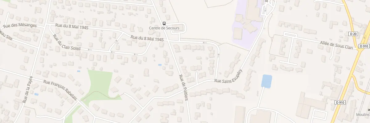 Plan du 47 Rue de Poitiers à Jaunay-Marigny