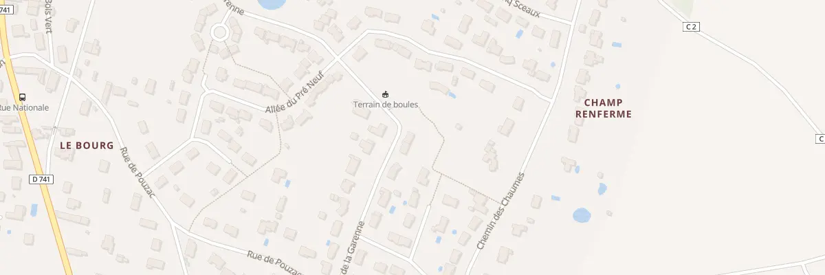 Plan du 20 Rue de la Garenne à La Villedieu-du-Clain