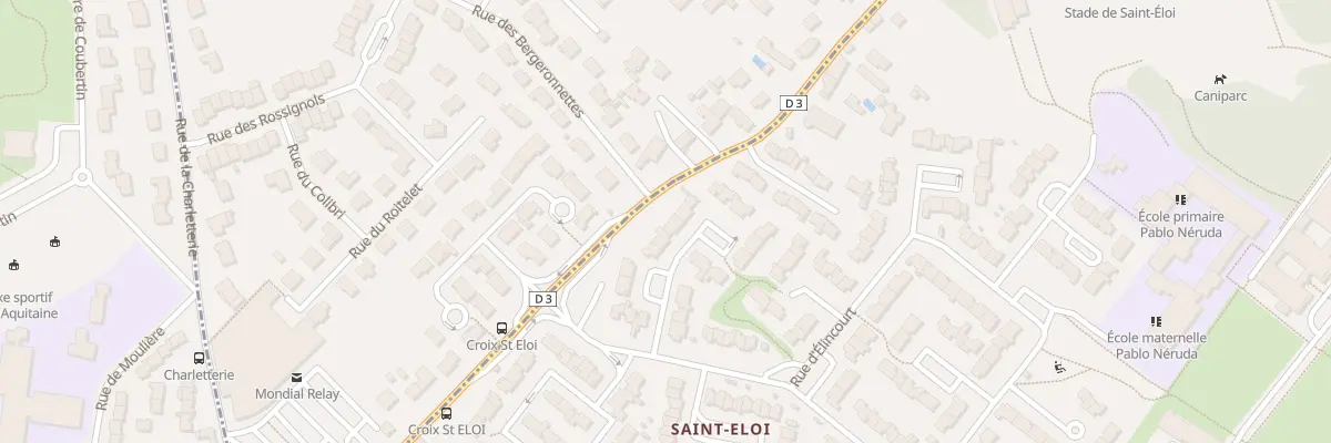 Plan du 15 Rue de Saint Eloi à Poitiers