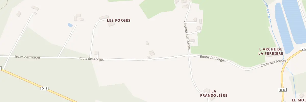 Plan du 4 Rte des Forges à Jupilles