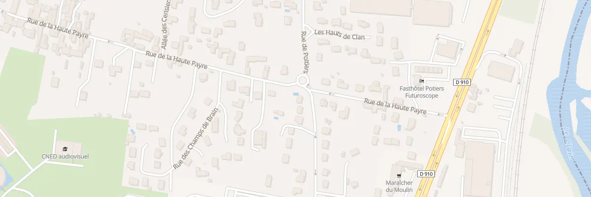 Plan du 76 Rue de Poitiers à Jaunay-Marigny