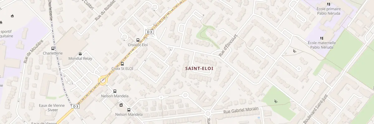 Plan du 6 Rue de Saint Eloi à Poitiers