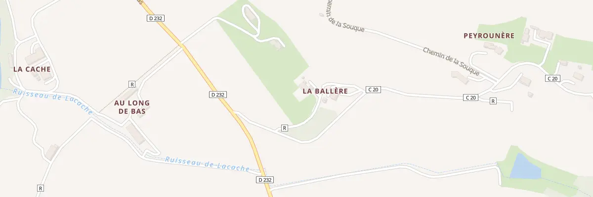 Plan du 85 Rte de Puy-fort-éguille à Nérac