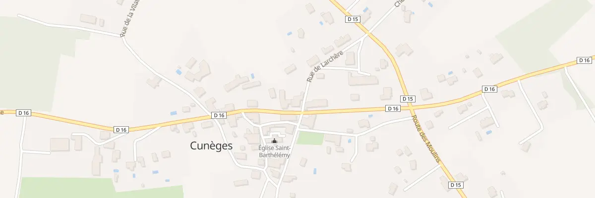 Plan du 70 Le Bourg à Cunèges