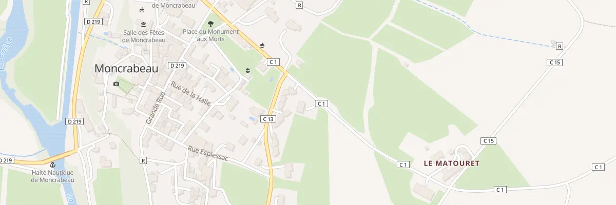 Plan du 1386 Rte des Menteurs à Moncrabeau
