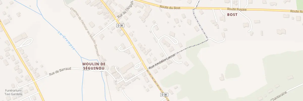 Plan du 47 Rue des Arzens à Mussidan