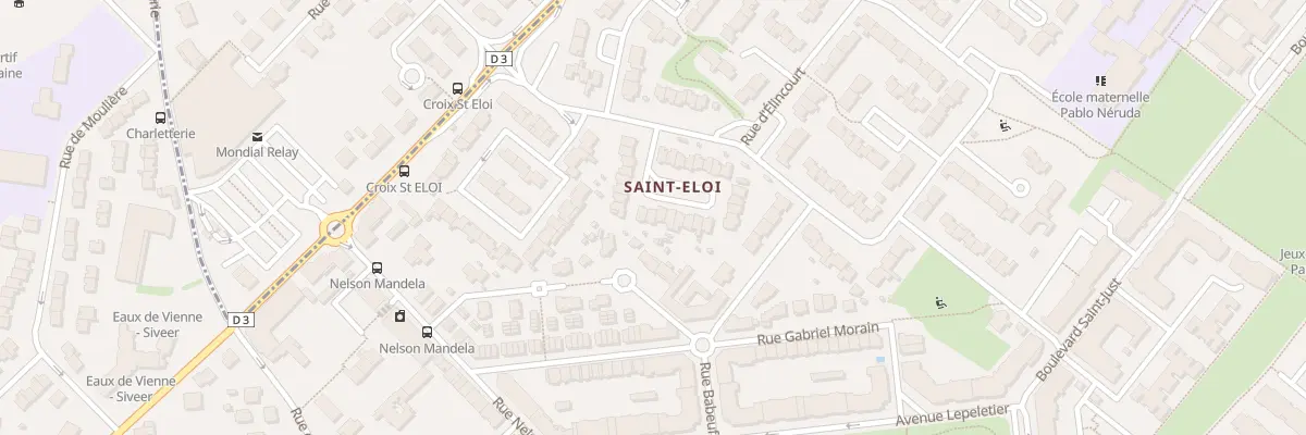 Plan du 20 Rue de Saint Eloi à Poitiers