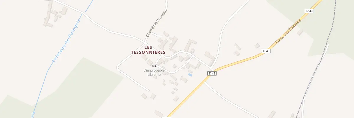 Plan du 3 Rte des Tessonnières à Saint-Genest-d’Ambière
