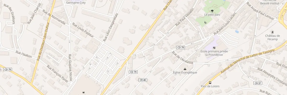 Plan du 70 Rue Paul Vasselin à Fécamp
