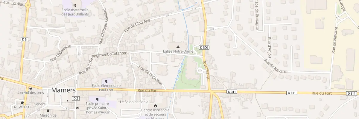 Plan du 63 Rue du 115eme Ri à Mamers