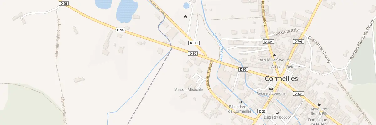 Plan du 1B Av de Chepstow à Cormeilles