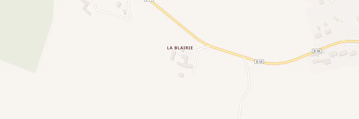 Plan du 5090 La Blairie à Sossais