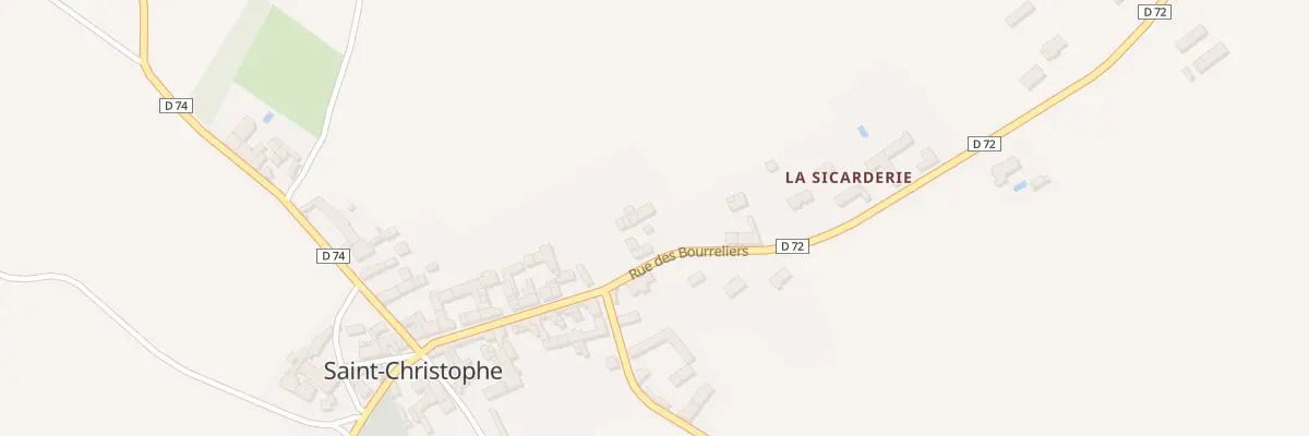 Plan du 25 Rue des Bourreliers à Saint-Christophe