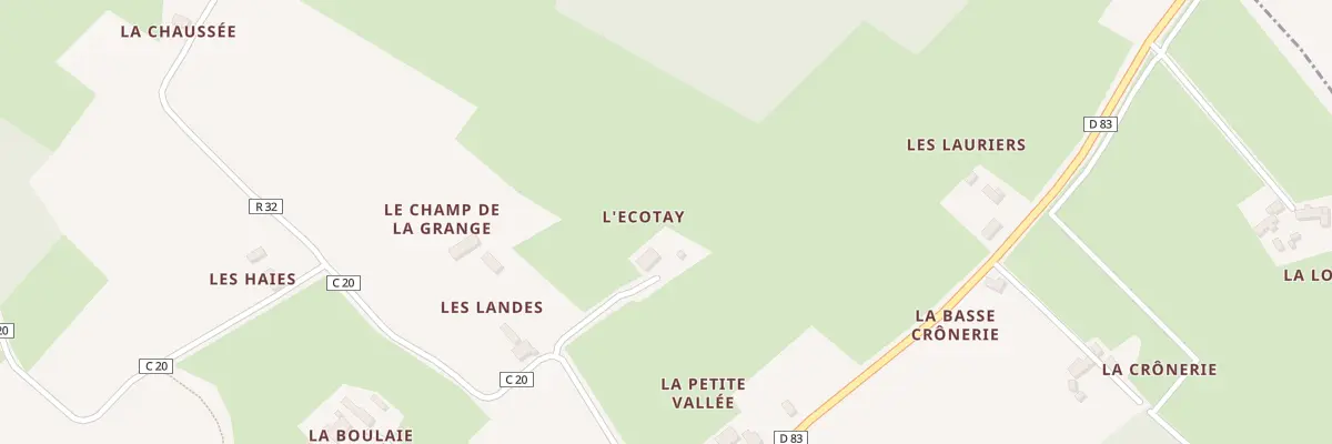 Plan du 160 Che du Buisson à Beaufay