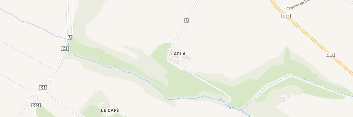 Plan du 632 Rte de Labuscagne à Moncrabeau