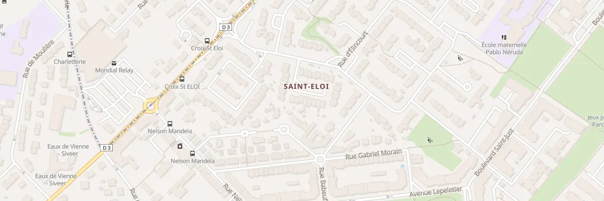 Plan du 22 Rue de Saint Eloi à Poitiers