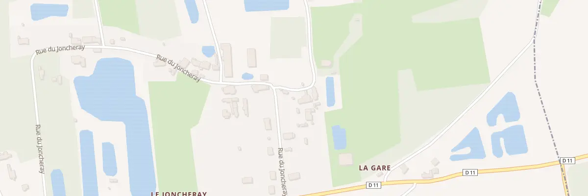 Plan du 17 Rue du Joncheray à La Bruère-sur-Loir