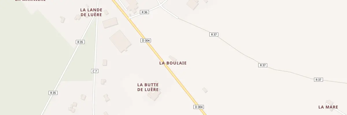 Plan du 1757 Rte du Grand Luce à Parigné-l’Évêque