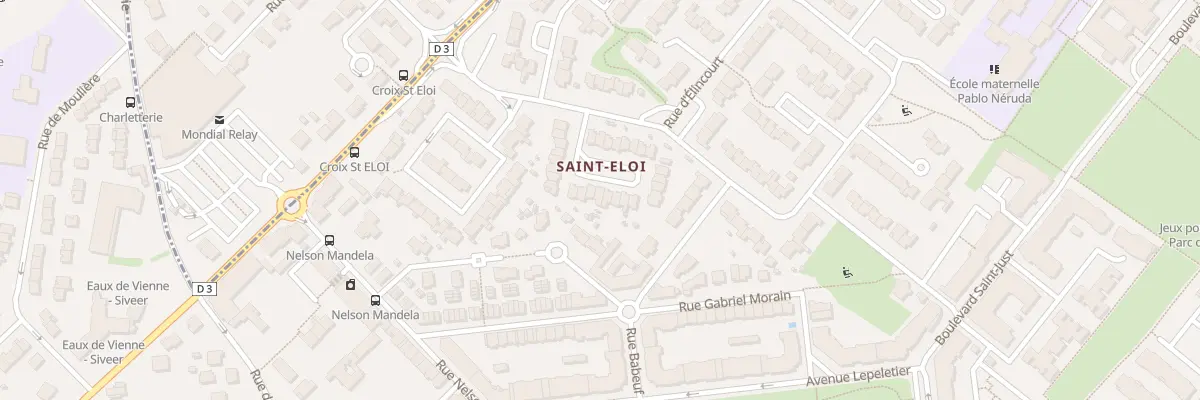 Plan du 24 Rue de Saint Eloi à Poitiers
