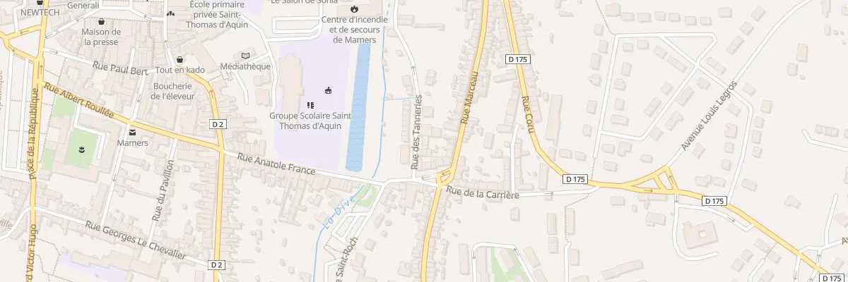 Plan du 22 Rue des Tanneries à Mamers