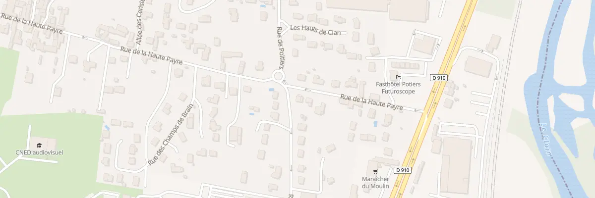 Plan du 69 Rue de Poitiers à Jaunay-Marigny
