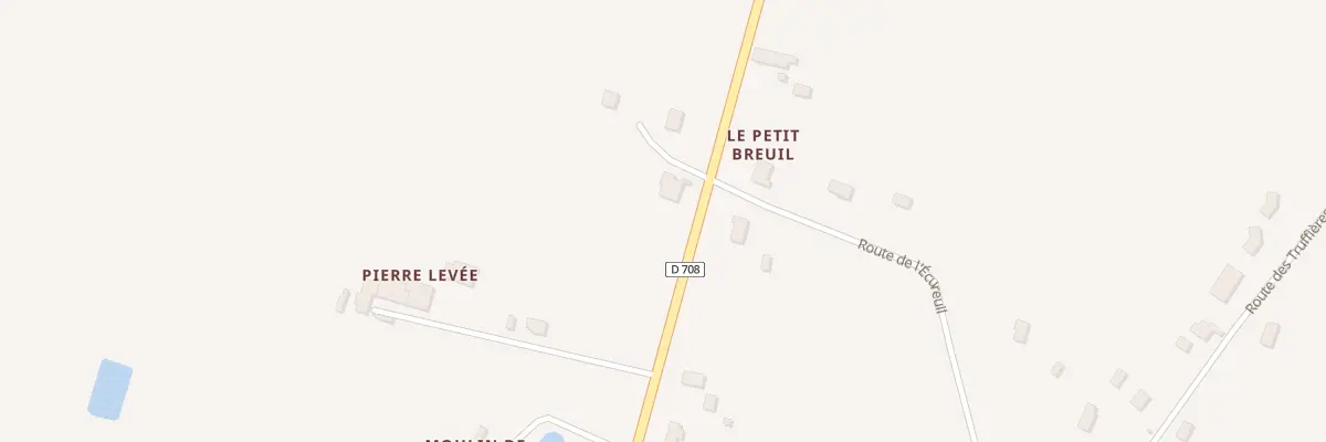 Plan du 463 Rte de l’Ecureuil à Verteillac