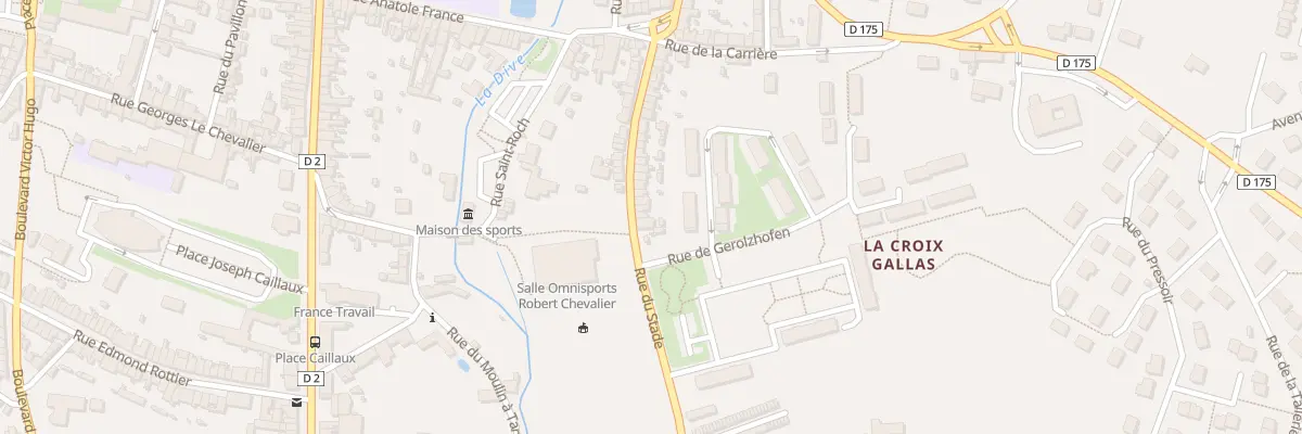 Plan du 50 Rue du Stade à Mamers