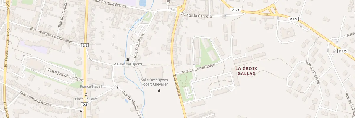 Plan du 48 Rue du Stade à Mamers