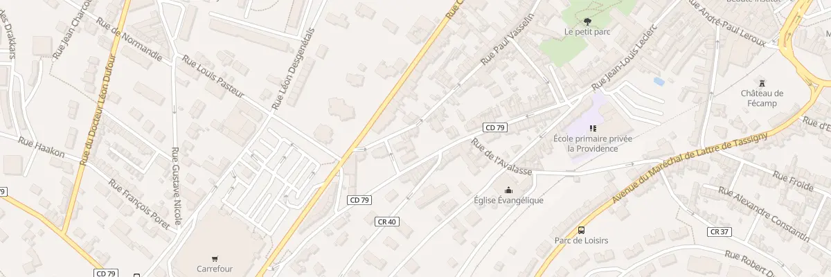 Plan du 69 Rue Paul Vasselin à Fécamp