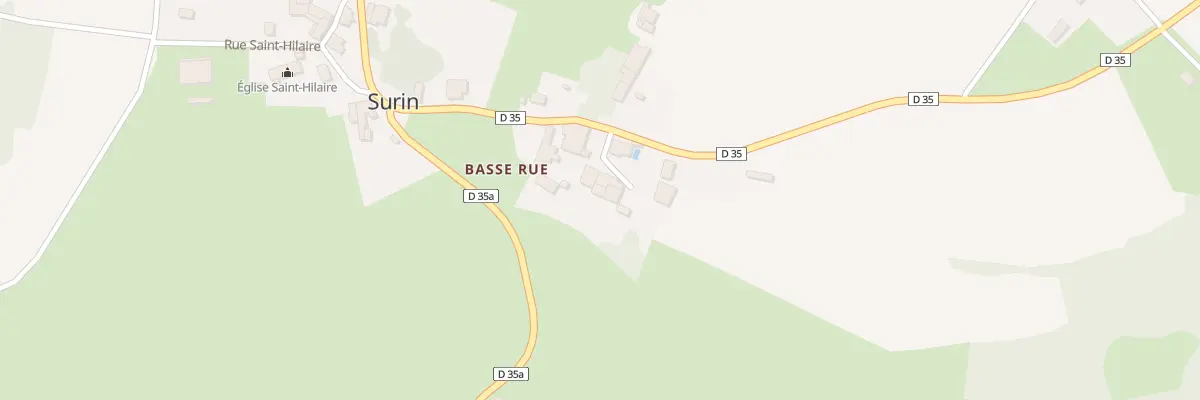 Plan du 5007F Basse Rue à Surin