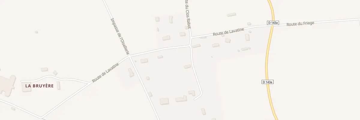 Plan du 255 Rte de Lavatine à Fumichon
