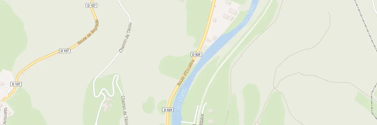 Plan du 5057A Escalere à Beyrède-Jumet-Camous