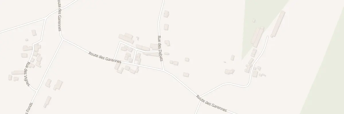 Plan du 2 Rue des Debats aux Pins