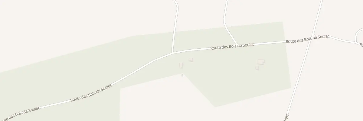 Plan du 590 Rte des Bois de Soulet à Gout-Rossignol