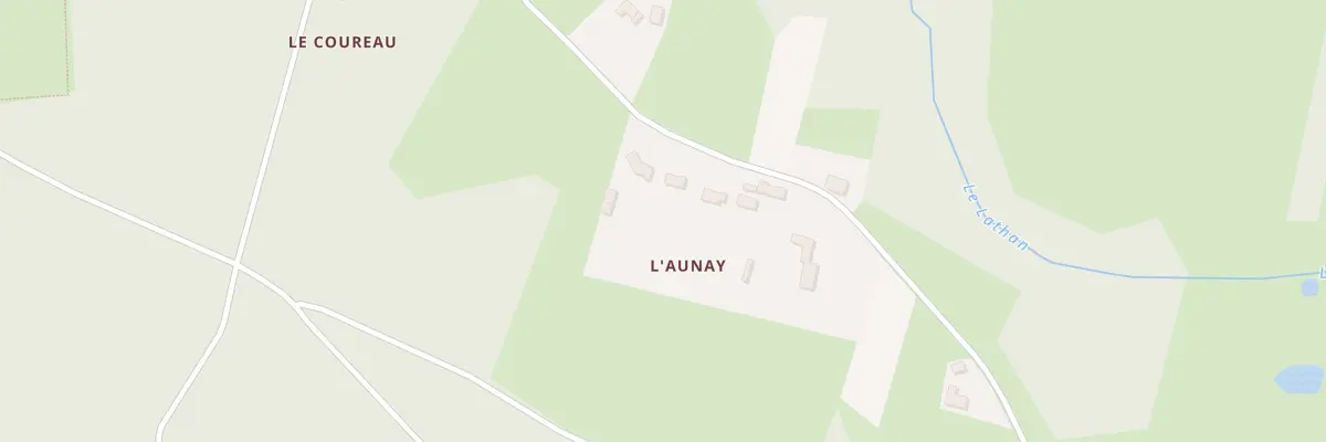 Plan du 10 L’Aunay à Cléré-les-Pins