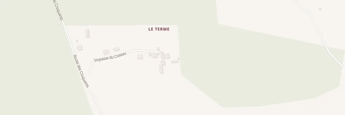 Plan du 292 Imp du Coteau à Beauronne
