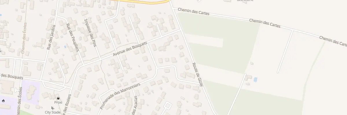 Plan du 3 Rue des Chênes à La Villedieu-du-Clain