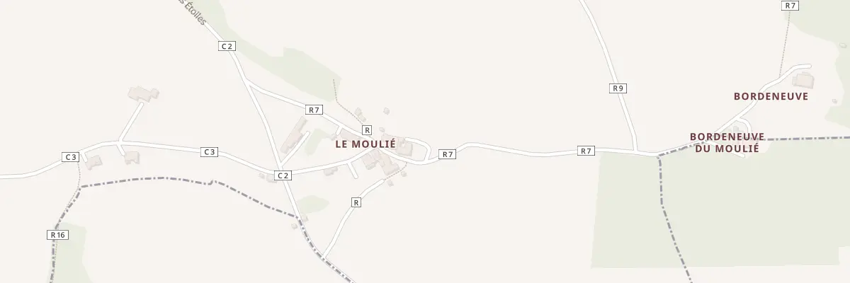 Plan du 5069 Moulie à Rozès