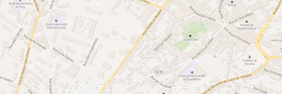 Plan du 35 Rue Charles le Borgne à Fécamp