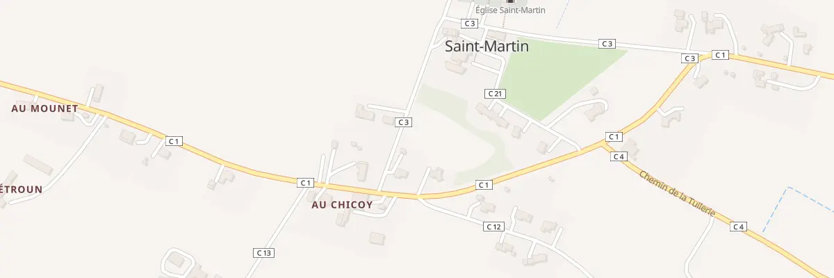 Plan du 5139 Chem de Saint Martin à Saint-Martin