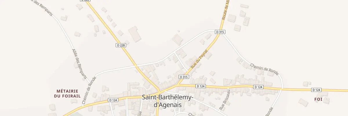 Plan du 4 Rue Rue du Temple à Saint-Barthélemy-d’Agenais