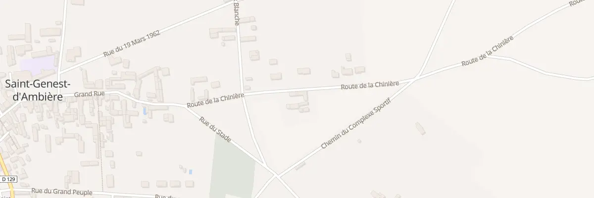 Plan du 2 Rte de la Chinière à Saint-Genest-d’Ambière