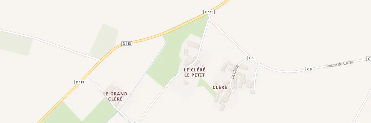 Plan du 6 Le Petit Clere à Brizay