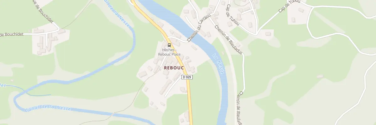 Plan du 1 Rebouc à Hèches