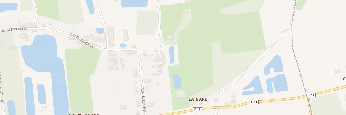 Plan du 5515F Le Joncheray Nord à La Bruère-sur-Loir