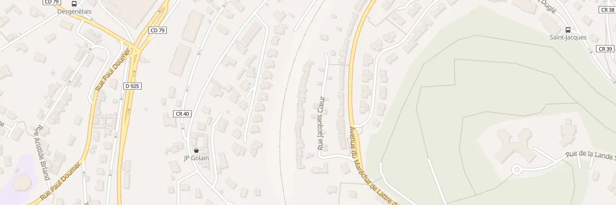 Plan du 29 Rue Jacques Coeur à Fécamp
