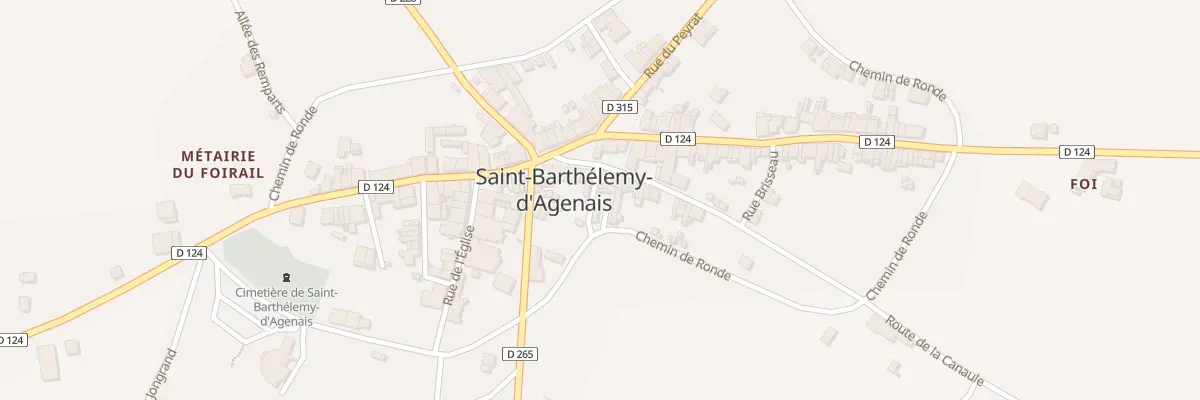 Plan du 114 Le Bourg à Saint-Barthélemy-d’Agenais