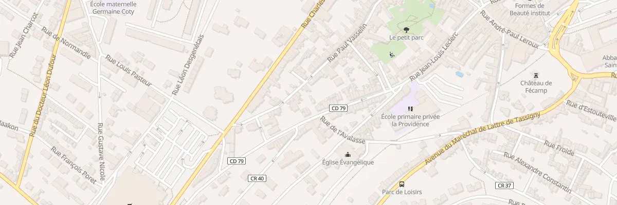 Plan du 65 Rue Paul Vasselin à Fécamp