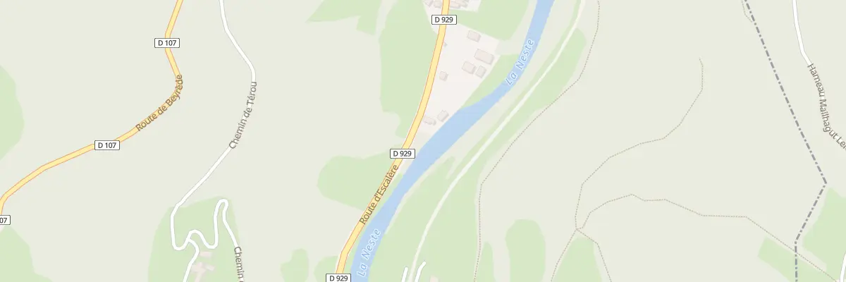 Plan du 5059 Plagne de Sajous à Beyrède-Jumet-Camous